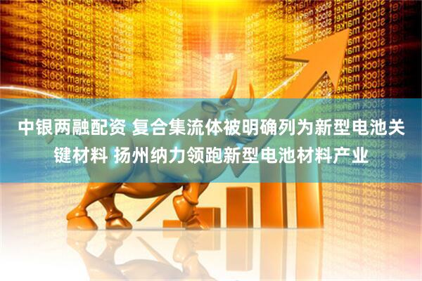 中银两融配资 复合集流体被明确列为新型电池关键材料 扬州纳力领跑新型电池材料产业